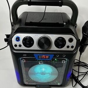 Singing Machine Portable Groove Hype Bluetooth Karaoke System (SML712BK)